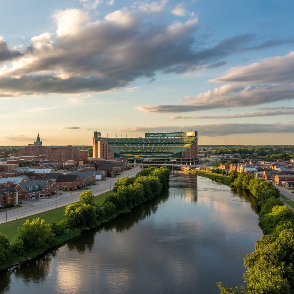 Green Bay Wisconsin cityscape